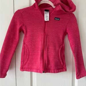 Patagonia Better Sweater Kids Fuchsia Full-Zip Hoodie Girls size 8
